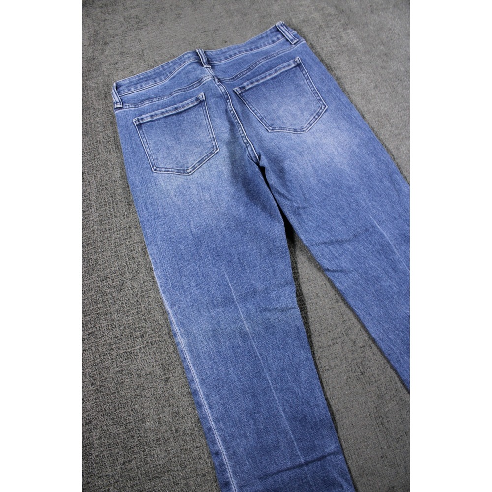 Quince Womens Straight Leg Jeans Medium Wash Blue Denim Size 29 Mid Rise - Picture 6 of 11
